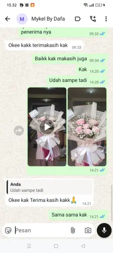 Testimonial Buket Bunga kotadukuh