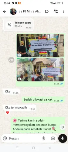 Testimonial Papan Bunga kotadukuh
